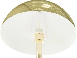 Candeeiro De Pe Em Metal Dourado 158 Cm Macasia