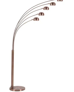 Candeeiro De Pe Em Metal Cor De Cobre Flinders