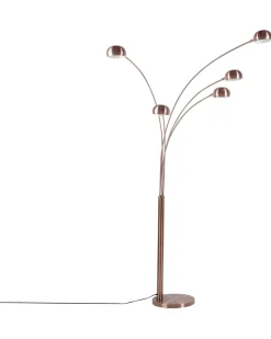 Candeeiro De Pe Em Metal Cor De Cobre Flinders