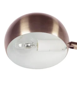 Candeeiro De Pe Em Metal Cor De Cobre Flinders