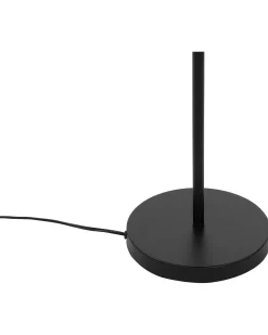 Candeeiro De Pe Em Metal Preto Flint