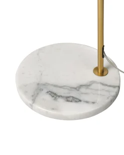Candeeiro De Pe Em Metal Dourado 155 Cm Mocal
