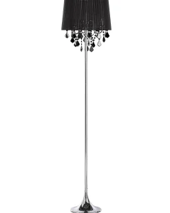 Candeeiro De Pe Em Metal Preto Evans