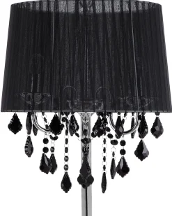 Candeeiro De Pe Em Metal Preto Evans