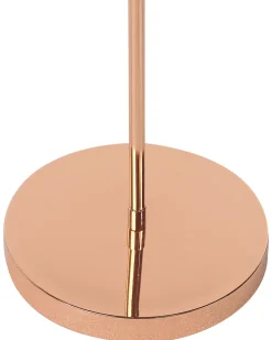 Candeeiro De Pe Em Metal Cor De Cobre Savena