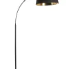 Candeeiro De Pe Em Metal Preto E Cor De Cobre Yabus