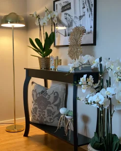Candeeiro De Pe Em Metal Dourado 148 Cm Senette