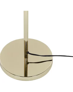 Candeeiro De Pe Em Metal Dourado 148 Cm Senette
