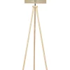 Candeeiro De Pe Em Rattan Natural 150 Cm Penton