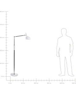 Candeeiro De Pe Led Branco 169 Cm Andromeda