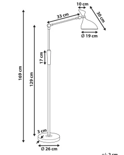 Candeeiro De Pe Led Branco 169 Cm Andromeda