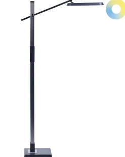 Candeeiro De Pe Led Cinzento Escuro 144 Cm Aquarius