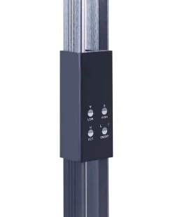 Candeeiro De Pe Led Cinzento Escuro 144 Cm Aquarius
