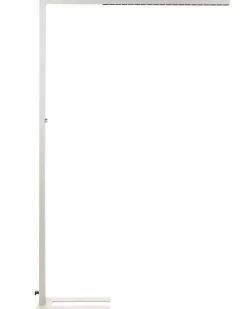 Candeeiro De Pe Led Em Metal Prateado 194 Cm Sagitta