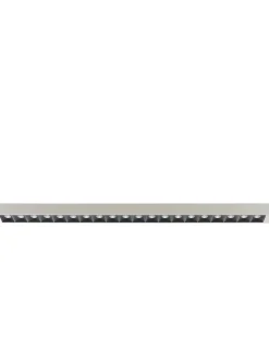 Candeeiro De Pe Led Em Metal Prateado 194 Cm Sagitta