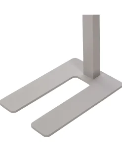Candeeiro De Pe Led Em Metal Prateado 196 Cm Orion