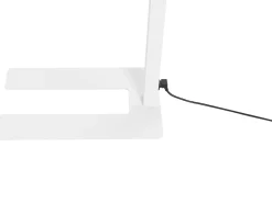 Candeeiro De Pe Led Em Metal Branco 194 Cm Sagitta