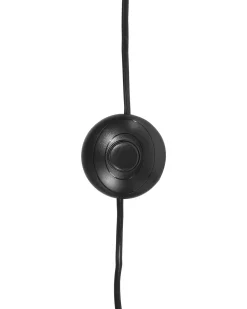 Candeeiro De Pe Metalico Preto Corbones