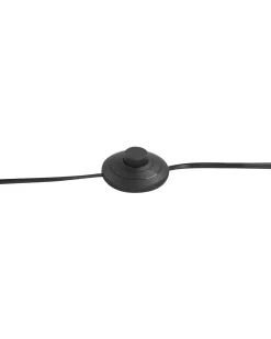 Candeeiro De Pe Metalico Em Preto E Cor De Areia Guaviare