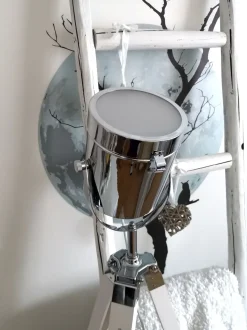 Candeeiro De Pe Moderno Branco Alzette