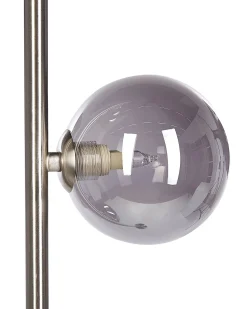 Candeeiro De Pe Prateado 154 Cm Ramis