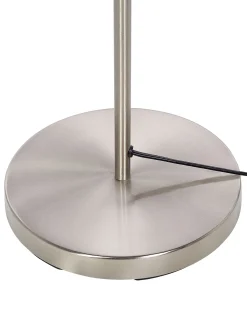 Candeeiro De Pe Prateado 154 Cm Ramis