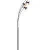 Candeeiro De Pe Preto 205 Cm Baraga