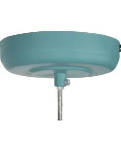 Candeeiro De Teto Azul Turquesa Senia