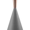Candeeiro De Teto Cinzento E Cor Cobre Tagus