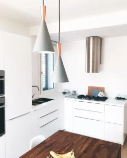 Candeeiro De Teto Cinzento E Cor Cobre Tagus