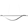 Candeeiro De Teto Com Led Em Metal Preto Bodri