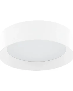 Candeeiro De Teto Com Led Em Metal Branco 45 Cm Loei