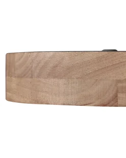 Candeeiro De Teto Com Led Em Metal Cinzento E Castanho Claro 31 Cm Pattani
