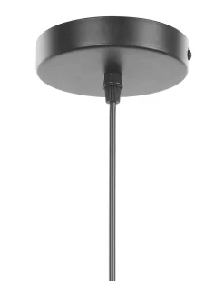Candeeiro De Teto De Bambu Castanho Claro E Preto Javari