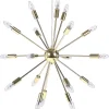 Candeeiro De Teto Dourado Maguse