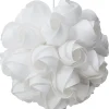 Candeeiro De Teto Efeito Bouquet De Flores Brancas Sordo