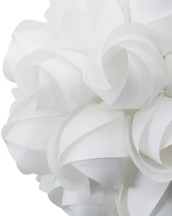 Candeeiro De Teto Efeito Bouquet De Flores Brancas Sordo