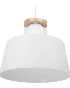 Candeeiro De Teto Em Aluminio Branco O 28 Cm Danube