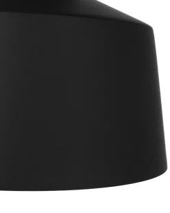 Candeeiro De Teto Em Aluminio Preto E Branco O 28 Cm Danube
