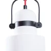 Candeeiro De Teto Em Betao E Metal Branco Verde