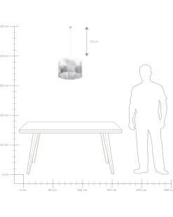 Candeeiro De Teto Em Branco E Cinzento Ziller