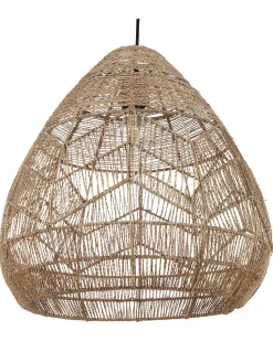 Candeeiro De Teto Em Corda De Papel Cor Natural Cascade