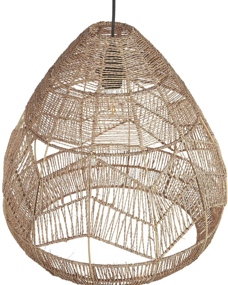 Candeeiro De Teto Em Corda De Papel Cor Natural Cascade