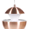 Candeeiro De Teto Em Metal Cor De Cobre Bojana