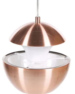 Candeeiro De Teto Em Metal Cor De Cobre Bojana