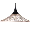 Candeeiro De Teto Em Metal Preto E Cor De Cobre Giona