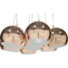 Candeeiro De Teto Em Metal Cor De Cobre Olza