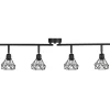 Candeeiro De Teto Em Metal Preto Para 4 Lampadas Erma