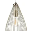 Candeeiro De Teto Em Metal Dourado Conca