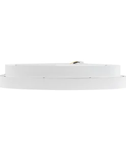 Candeeiro De Teto Em Metal Branco Nanding